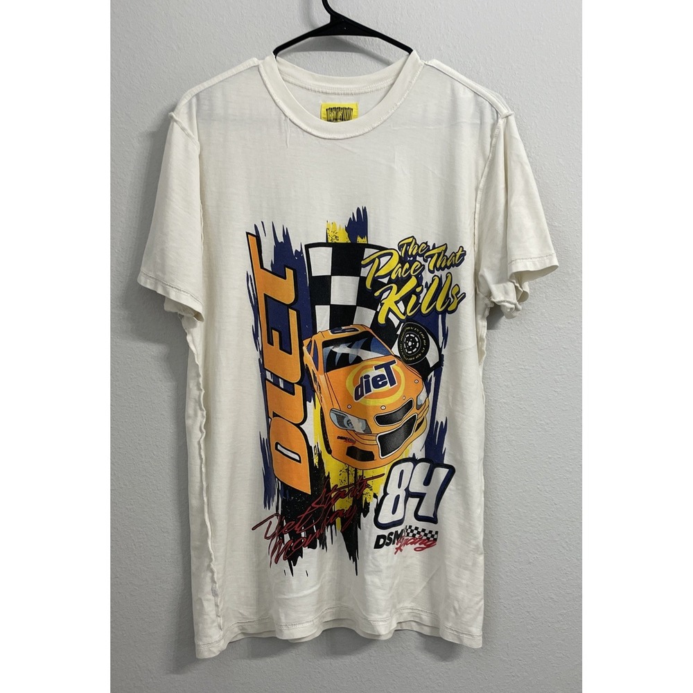 Diet Starts Monday Racing Tee The Pace That Kills Graphic Shirt Size S Streetwea